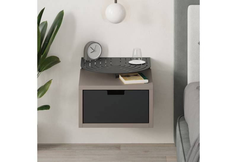 Decortie Nachttisch Oslo, Moderner Nachttisch, 33,3 x 23,9 x 33 cm Decortie Nachttisch Oslo, Moderner Nachttisch, 33,3 x 23,9 x 33 cm von Decortie