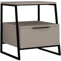 Decortie Nachttisch "PAL NACHTTISCH MIT SCHUBLADEN" Packung, 1 Stk. tlg. Leichte Montage, Lagerung, Platzsparend von Decortie