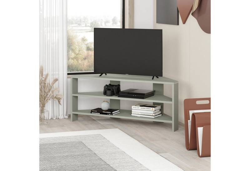 Decortie TV-Schrank Thales (1 set) Modernes Eck-Fernsehgerät Multimedia-Center, 110 x 36 x 45 cm von Decortie