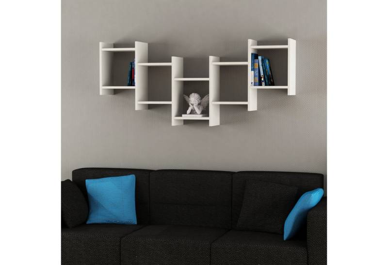 Decortie Wandregal Bat, Modernes Schwebendes Wandregal, 151 x 20 x 64 cm von Decortie