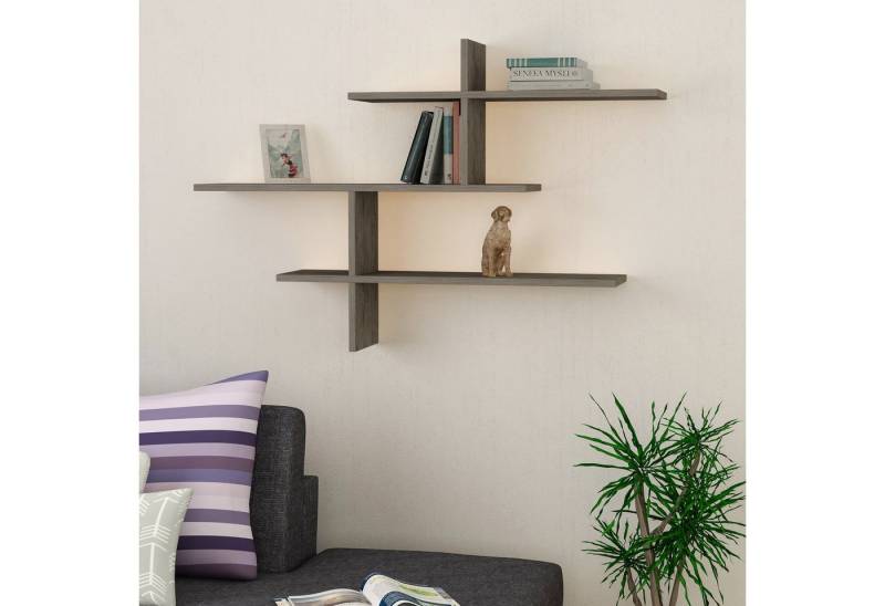 Decortie Wandregal Leo, Modernes Wandregal, Schwimmendes Regal, 22 x 123 x 80,5 cm von Decortie