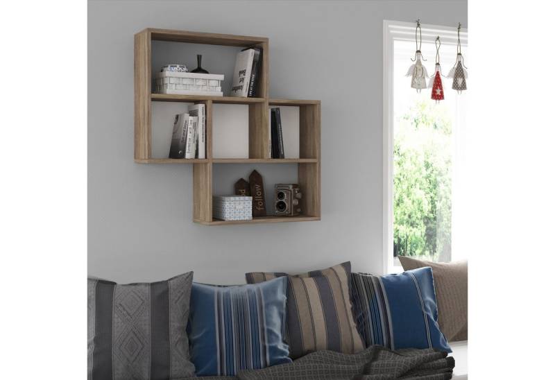 Decortie Wandregal Maybe, verschiedene Farboptionen, 85 × 20 × 85 cm von Decortie