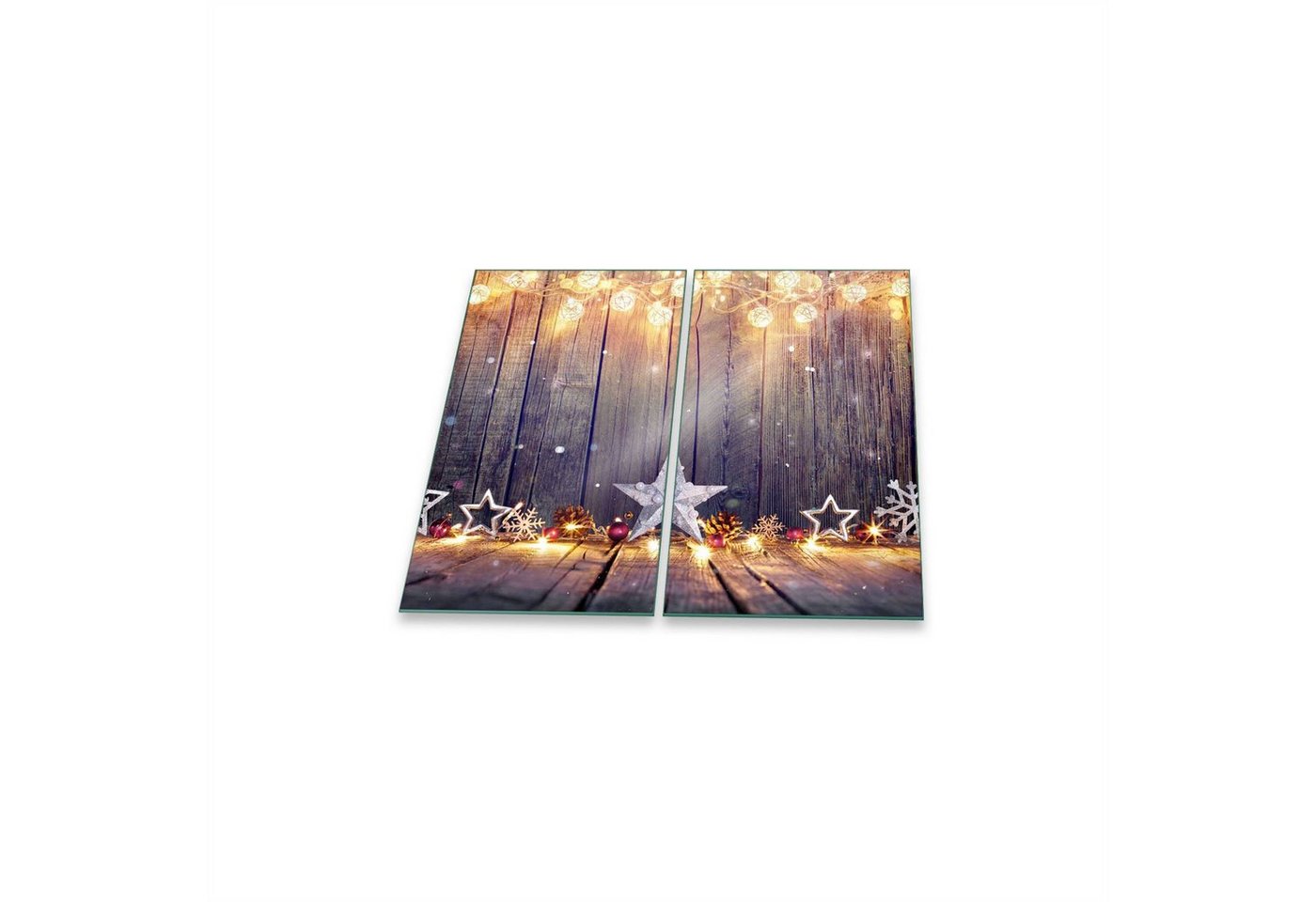 Decorwelt Herd-Abdeckplatte Herdabdeckplatte Abdeckung Ceranfeld Abdeckplatte Holz Schneidebrett, (2 Teilig, 2 tlg), für alle Herdarten excl. Gasherde von Decorwelt