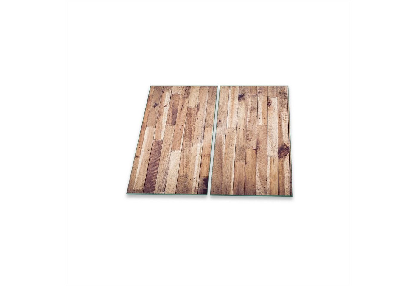 Decorwelt Herd-Abdeckplatte Herdabdeckplatte Abdeckung Ceranfeld Abdeckplatte Holz Schneidebrett, (2 Teilig, 2 tlg), für alle Herdarten excl. Gasherde von Decorwelt