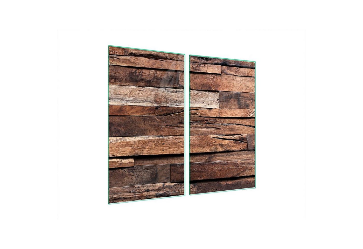 Decorwelt Herd-Abdeckplatte Herdabdeckplatte Ceranfeld Abdeckung Abdeckplatte Schneidebrett Holz, (2x30x52, 2 tlg), für alle Herdarten excl. Gasherde von Decorwelt