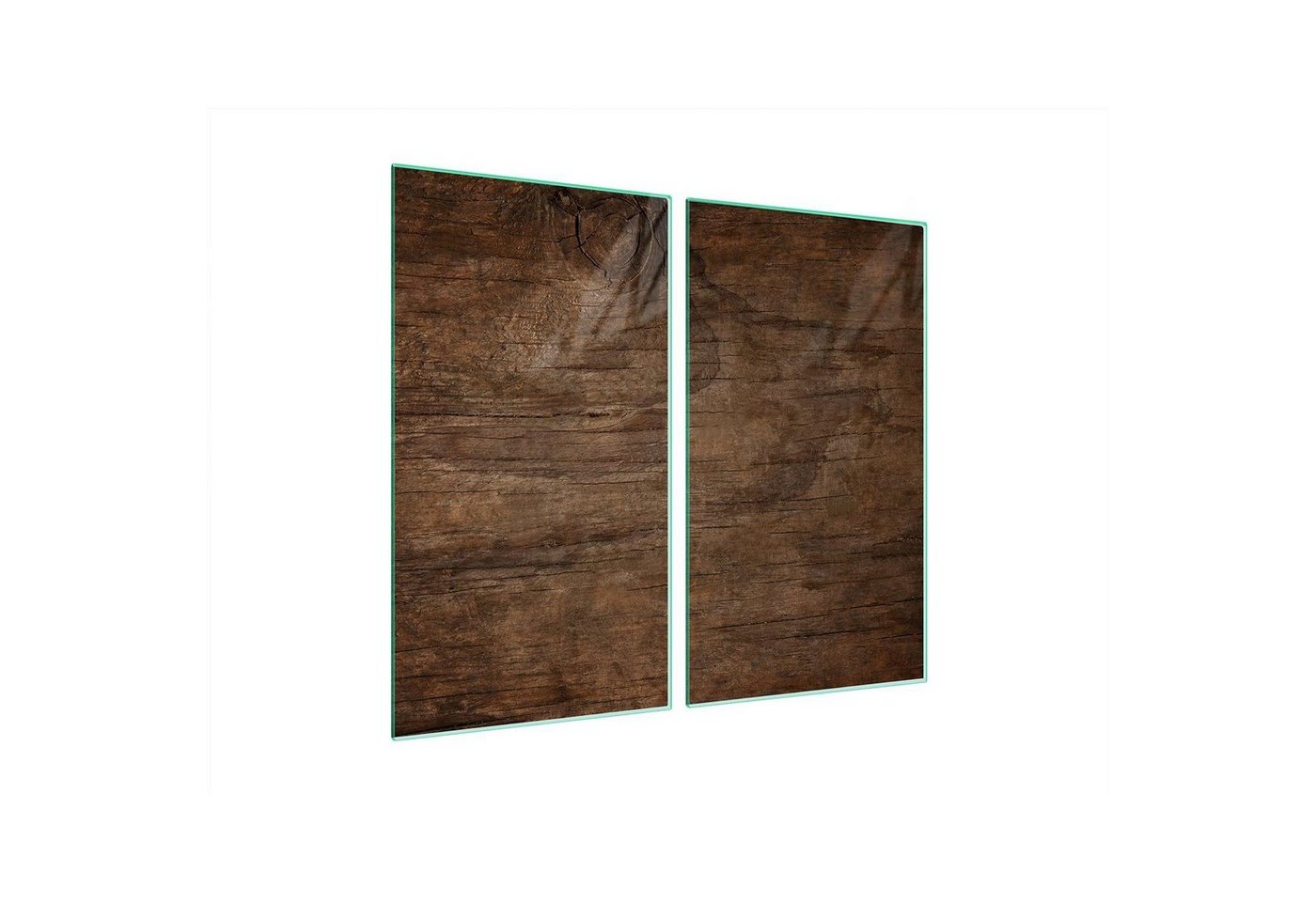 Decorwelt Herd-Abdeckplatte Herdabdeckplatte Ceranfeld Abdeckung Abdeckplatte Schneidebrett Holz, (2x30x52, 2 tlg), für alle Herdarten excl. Gasherde von Decorwelt