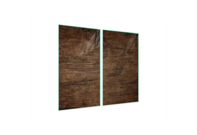 Decorwelt Herd-Abdeckplatte Herdabdeckplatte Ceranfeld Abdeckung Abdeckplatte Schneidebrett Holz, (2x30x52, 2 tlg), für alle Herdarten excl. Gasherde von Decorwelt