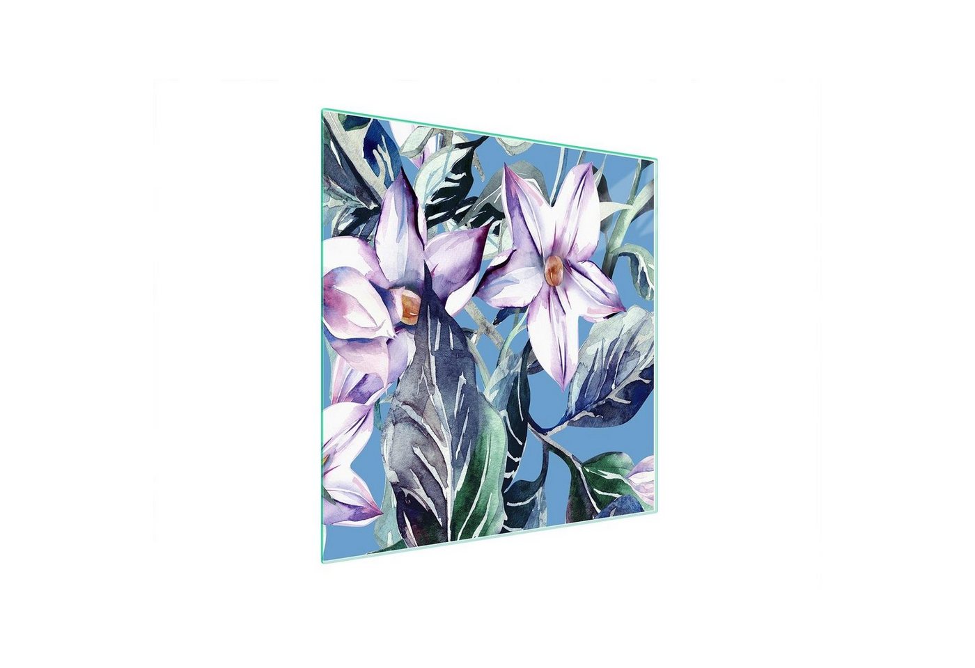 Decorwelt Herd-Abdeckplatte Herdabdeckplatte Ceranfeld Abdeckung Abdeckplatte Schneidebrett Blumen, (60x52, 1 tlg), für alle Herdarten excl. Gasherde von Decorwelt