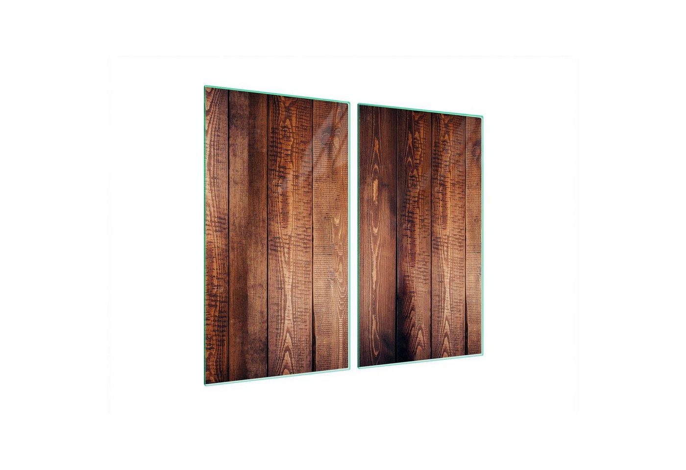Decorwelt Herd-Abdeckplatte Herdabdeckplatte Ceranfeld Abdeckung Abdeckplatte Schneidebrett Holz, (2x30x52, 2 tlg), für alle Herdarten excl. Gasherde von Decorwelt
