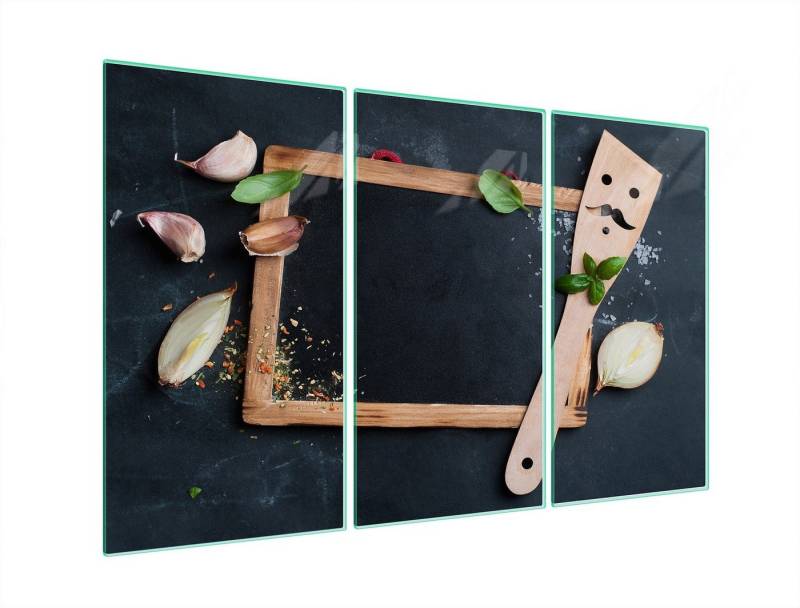 Decorwelt Herd-Abdeckplatte Herdabdeckplatte Ceranfeld Abdeckung Abdeckplatte Schneidebrett Holz, (3x30x52, 3 tlg), für alle Herdarten excl. Gasherde von Decorwelt