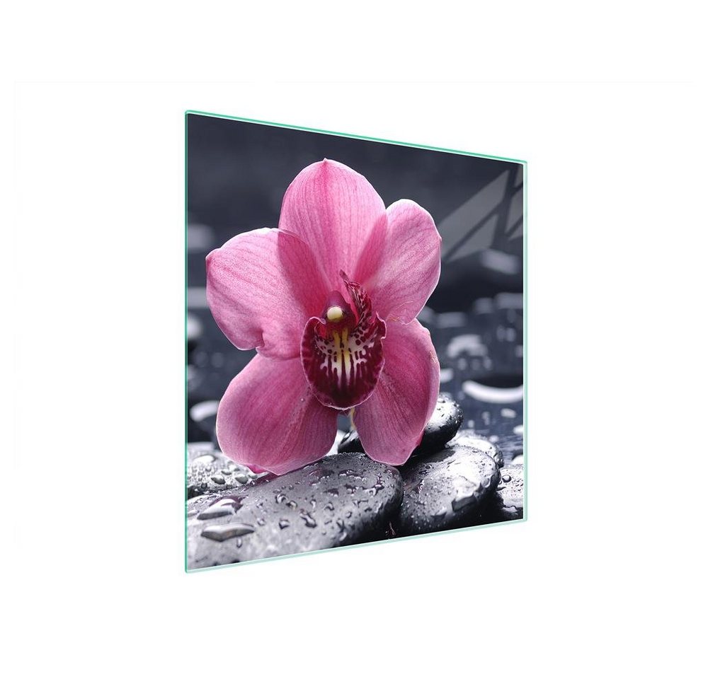 Decorwelt Herd-Abdeckplatte Herdabdeckplatte Küche Abdeckung Abdeckplatte Schneidebrett Orchidee, (60x52, 1 tlg), für alle Herdarten excl. Gasherde von Decorwelt