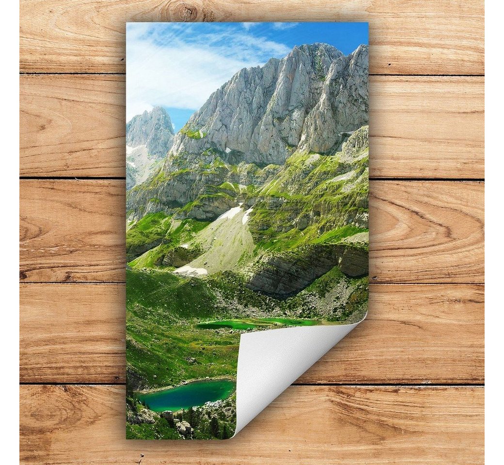 Decorwelt Herd-Abdeckplatte Herdabdeckplatte Kunststoff Aufrollbare Matte Küche Berge Natur Herd, (30x52, 1 tlg), für alle Herdarten excl. Gasherde von Decorwelt