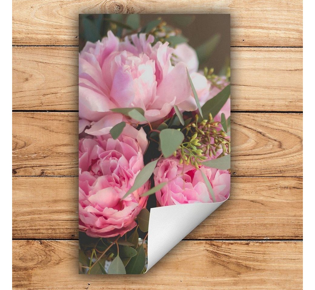 Decorwelt Herd-Abdeckplatte Herdabdeckplatte Kunststoff Aufrollbare Matte Küche Blumen Pink Herd, (30x52, 1 tlg), für alle Herdarten excl. Gasherde von Decorwelt