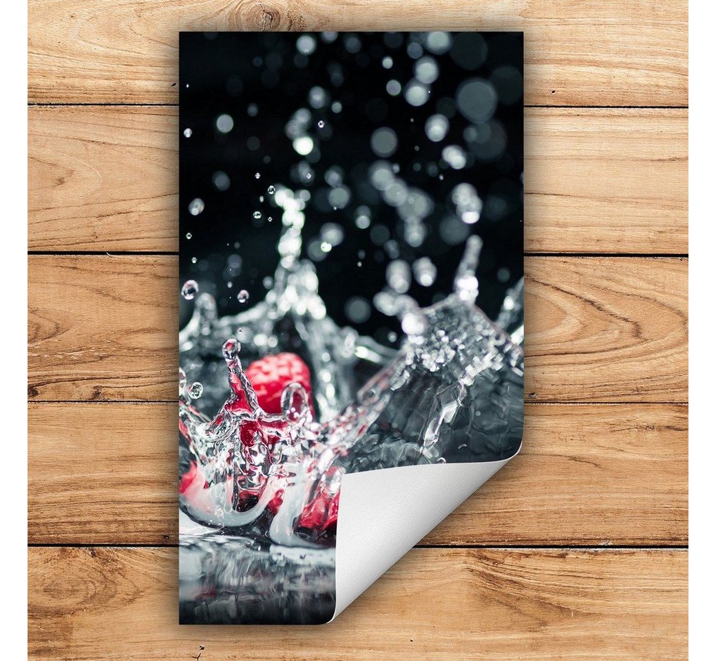 Decorwelt Herd-Abdeckplatte Herdabdeckplatte Kunststoff Aufrollbare Matte Küche Früchte Wasser, (30x52, 1 tlg), für alle Herdarten excl. Gasherde von Decorwelt