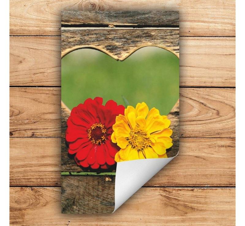 Decorwelt Herd-Abdeckplatte Herdabdeckplatte Kunststoff Aufrollbare Matte Küche Herz Holz Herd, (30x52, 1 tlg), für alle Herdarten excl. Gasherde von Decorwelt