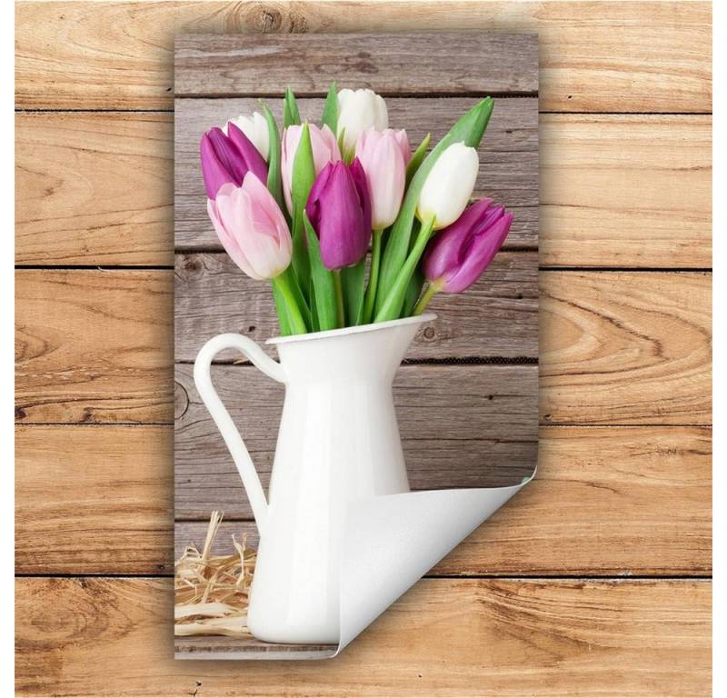 Decorwelt Herd-Abdeckplatte Herdabdeckplatte Kunststoff Aufrollbare Matte Küche Ostern Holz Herd, (30x52, 1 tlg), für alle Herdarten excl. Gasherde von Decorwelt
