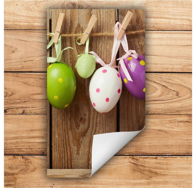 Decorwelt Herd-Abdeckplatte Herdabdeckplatte Kunststoff Aufrollbare Matte Küche Ostern Holz Herd, (30x52, 1 tlg), für alle Herdarten excl. Gasherde von Decorwelt