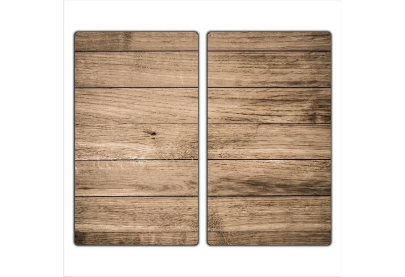 Decorwelt Herd-Abdeckplatte Holz, (2 tlg), für alle Herdarten excl. Gasherde von Decorwelt