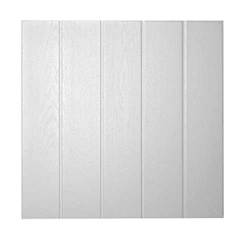 Decosa Deckenplatten ATHEN in Weiß - 160 Platten = 40 m2 - Deckenpaneele - Decken Paneele aus Styropor - 50 x 50 cm von Decosa