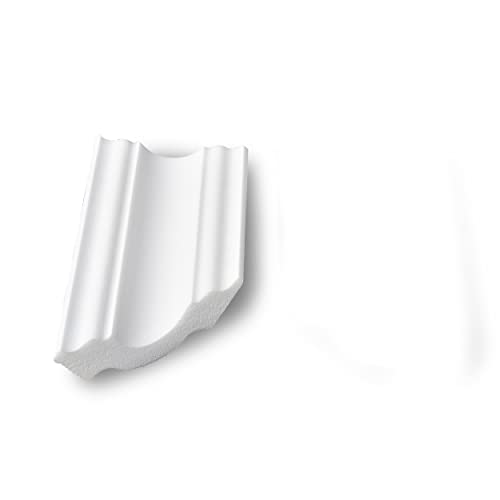 Decosa Leistenstück für Innenecke Deckenleiste A80 Stefanie - 2 Leisten à ca. 20 cm Länge ergeben 1 Ecke - 4er Set - Zierleiste aus Styropor 80 x 80 mm - Für Decke und Wand Decosa Leistenstück für Innenecke Deckenleiste A80 Stefanie - 2 Leisten à ca. 20 cm Länge ergeben 1 Ecke - 4er Set - Zierleiste aus Styropor 80 x 80 mm - Für Decke und Wand von Decosa