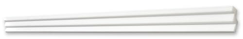DECOSA Zierprofil T30 - Edle Stuckleiste in Weiß - 10 Leisten à 2 m Länge = 20 m - Zierleiste aus Styropor 20 x 30 mm - Für Decke oder Wand von Decosa