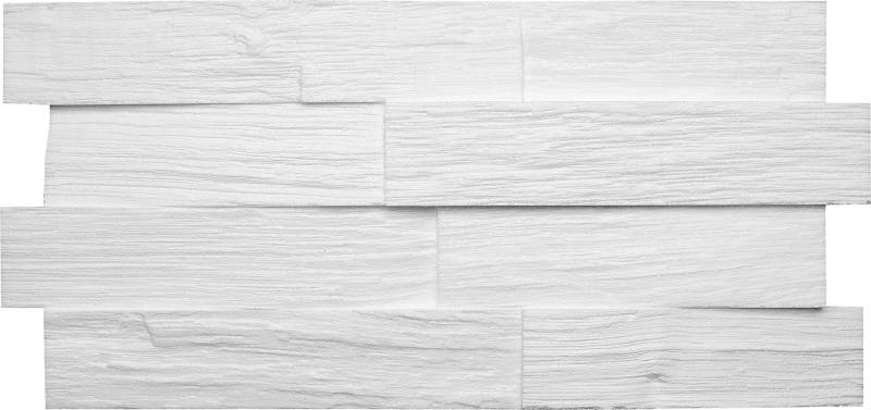 Decosa Creativpaneel Wood, 50 cm x 23,5 cm weiß, individuell gestaltbar von Decosa