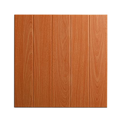Decosa Deckenplatten ATHEN in Buche Dekor - 80 Platten = 20 m2 - Deckenpaneele in Holz Optik - Decken Paneele aus Styropor - 50 x 50 cm von Decosa