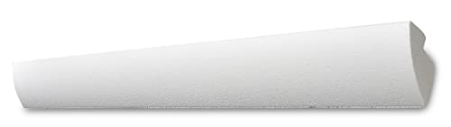 Decosa Deckenleiste G35 Karoline - Dekorative Lichtleiste in Weiß für indirekte Beleuchtung von Wand und Decke - 10 Leisten à 2 m Länge= 20 m - Zierleiste aus Styropor 42 x 45 mm von Decosa