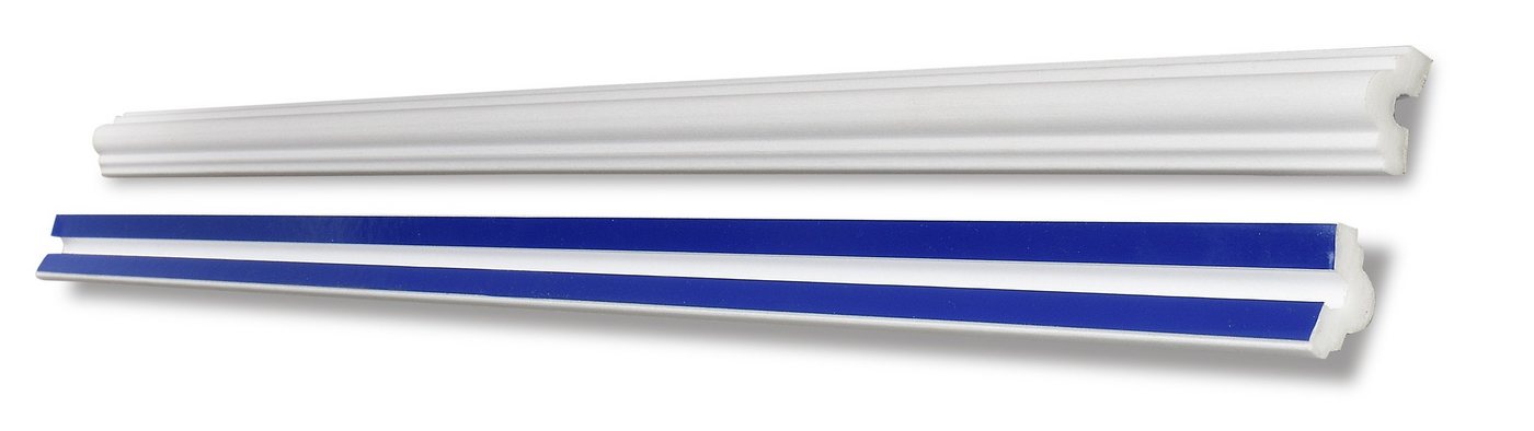 Decosa Zierleiste Decosa Wandleiste SKFP25 (Rebecca), selbstklebend, 14 x 25 x 1500 mm, Selbstklebend, Polystyrolr (Styropor), 1-St., selbstklebend, stoß- und schlagfest von Decosa