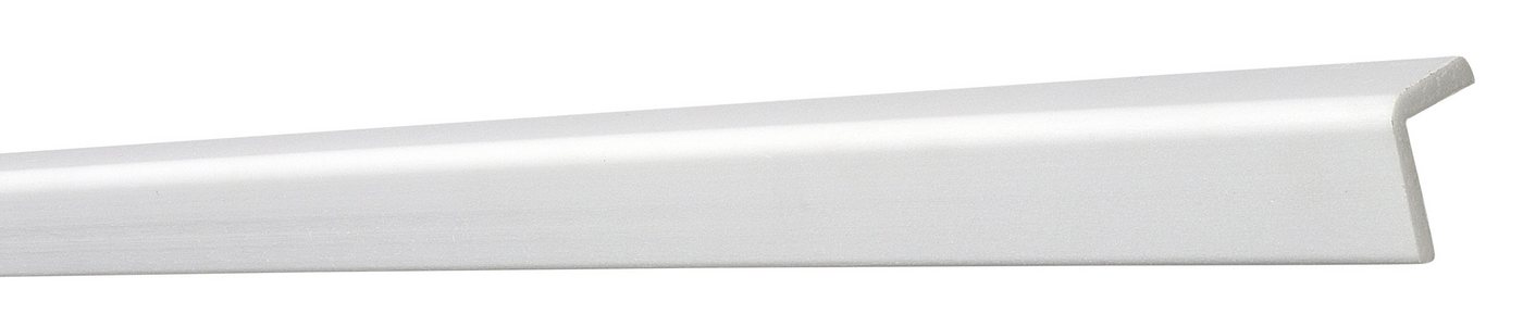 Decosa Zierleiste Decosa Winkelprofil WP30, weiß, 30 x 30 mm, Länge: 2 m, Kleben, Polystyrol (Styropor), 1-St., Schlag- und stoßfest von Decosa