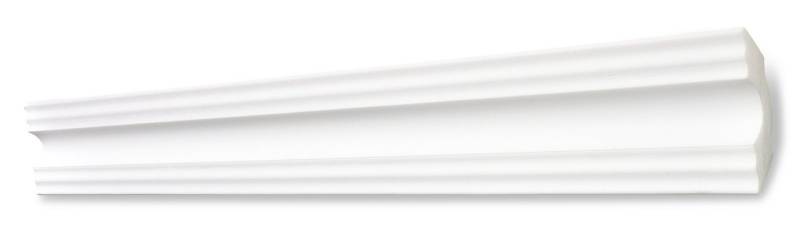 Decosa Zierleiste Decosa Deckenleiste A50 (Sonja), 50 x 50 mm, Länge: 2 m, Kleben, Polystyrol (Styropor), 60-St. von Decosa