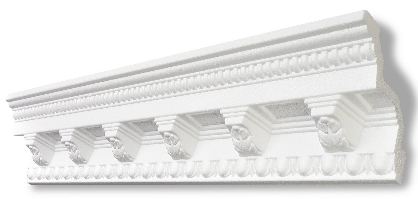 Decosa Zierleiste Decosa Stuckleiste G33, 100 x 100 mm, Länge: 2 m, Kleben, Polystyrol (Styropor), 1-St. von Decosa