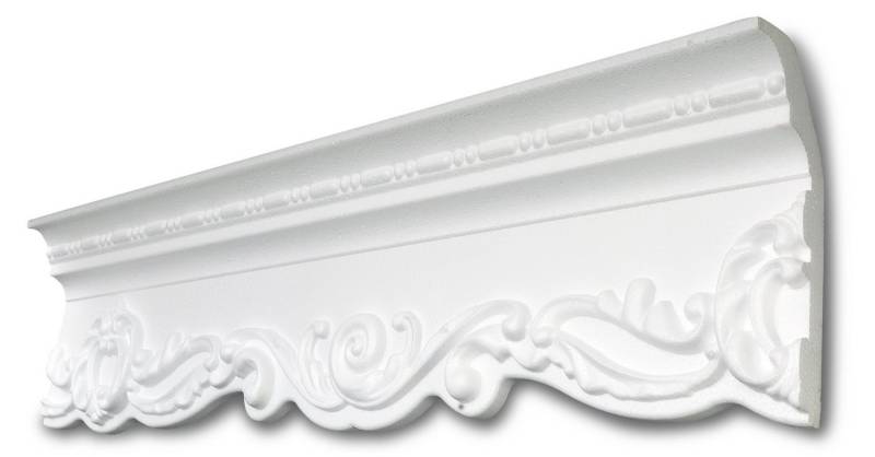 Decosa Zierleiste Decosa Stuckleiste G39, 58 x 140 mm, Länge: 2 m, Kleben, Polystyrol (Styropor), 18-St. von Decosa