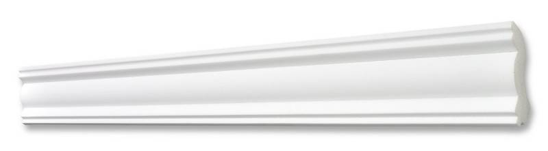 Decosa Zierleiste Decosa Deckenleiste ST45, 45 x 45 mm x 2 m, Kleben, Polystyrol (Styropor), 55-St. von Decosa