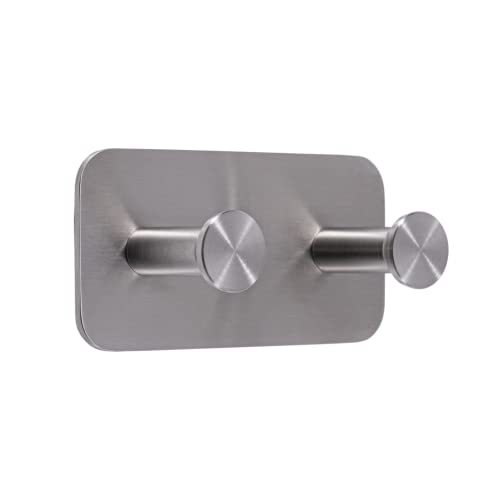 Decosteel - Doppelt Klebender Aufhänger, Edelstahl, Inox N007, Korrosionsbeständig, Hohe Qualität, Langlebigkeit, Hervorragende Haftung Auf Der Oberfläche, Elegantes Design, 5 x 10 x 3,5 cm von Decosteel