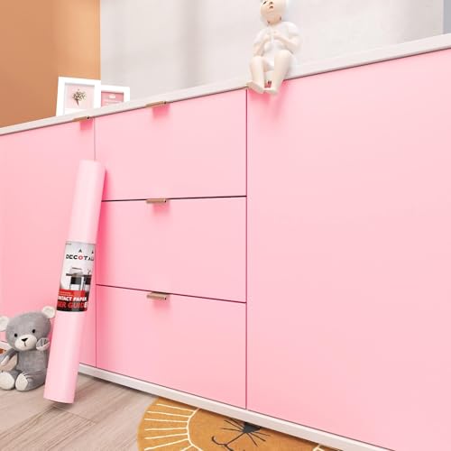 Decotalk Rosa Kontaktpapier Selbstklebende Tapete 40X1000cm Rosa abziehbare und klebende Tapete Selbstklebendes abnehmbares Kontaktpapier für Mädchenzimmer Schränke Schlafzimmer Möbel Wand Home Decor Decotalk Rosa Kontaktpapier Selbstklebende Tapete 40X1000cm Rosa abziehbare und klebende Tapete Selbstklebendes abnehmbares Kontaktpapier für Mädchenzimmer Schränke Schlafzimmer Möbel Wand Home Decor von Decotalk