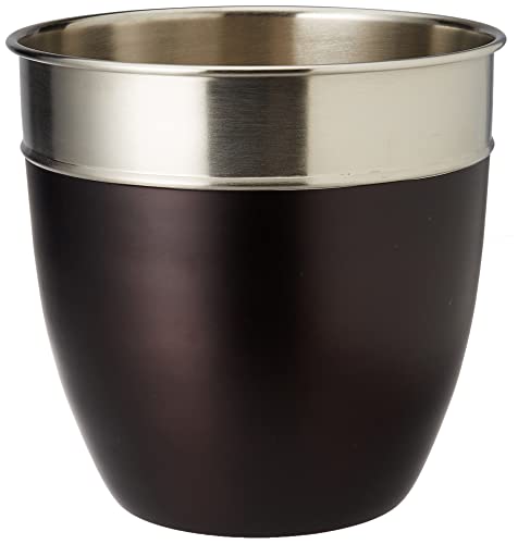 Decotex DECBA12175WB Waste Bin, Steel/schwarz von Decotex