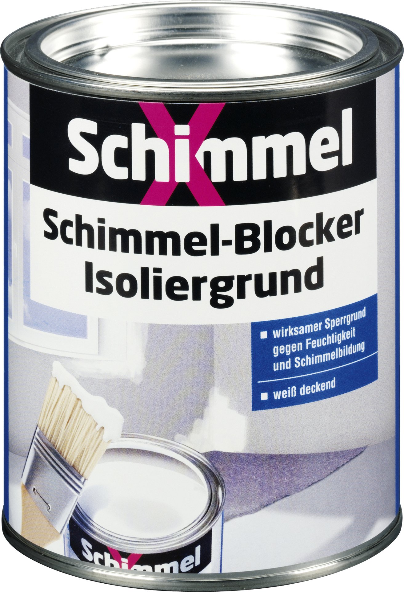 Schimmel Blocker Isoliergrund weiß 750 ml von Decotric - Glutolin