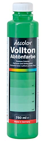 decolor Vollton- + Abtönfarbe Frühlingsgrün 750ml von decotric
