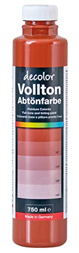 Decolor Abtönfarbe Ziegelrot von decotric