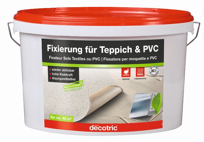 Decotric Fixierung für Teppich und PVC 10 kg von Decotric