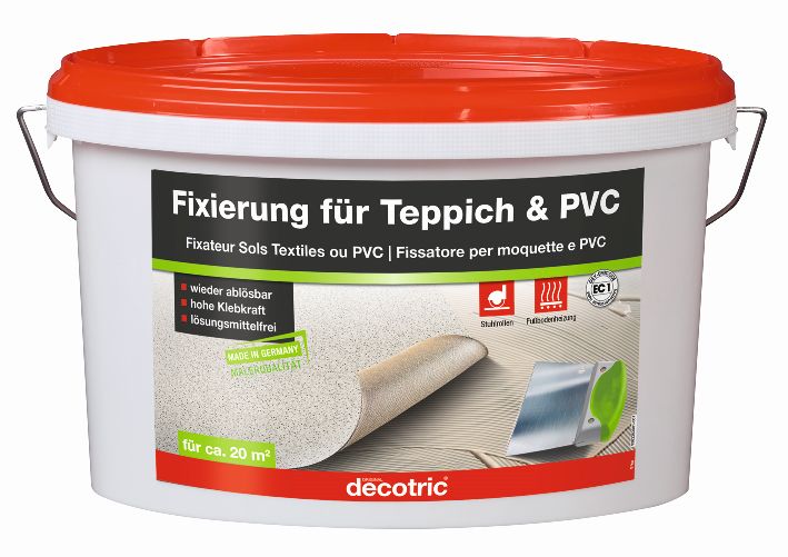 Decotric Fixierung für Teppich und PVC 5 kg von Decotric