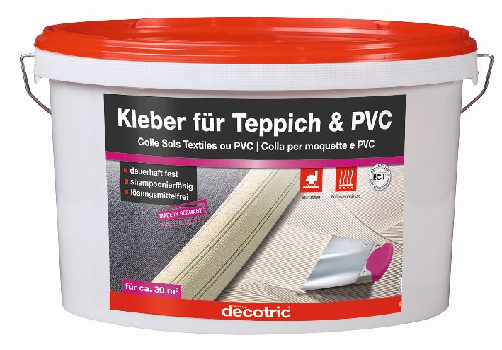 Decotric Kleber für Teppich und PVC 10 kg von Decotric