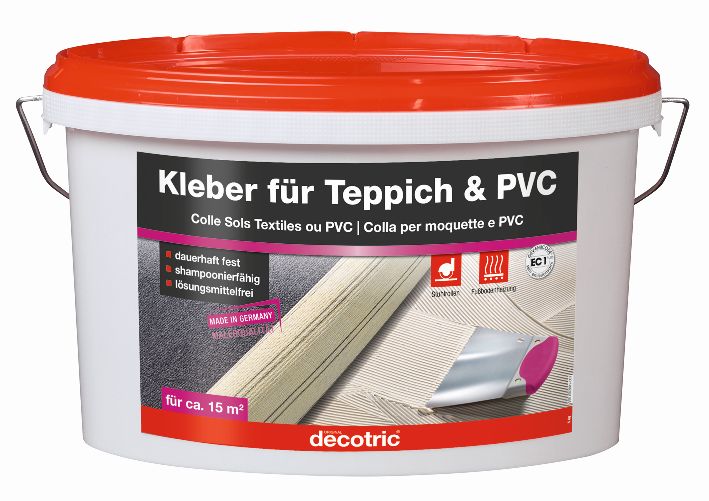 Decotric Kleber für Teppich und PVC 5 kg von Decotric
