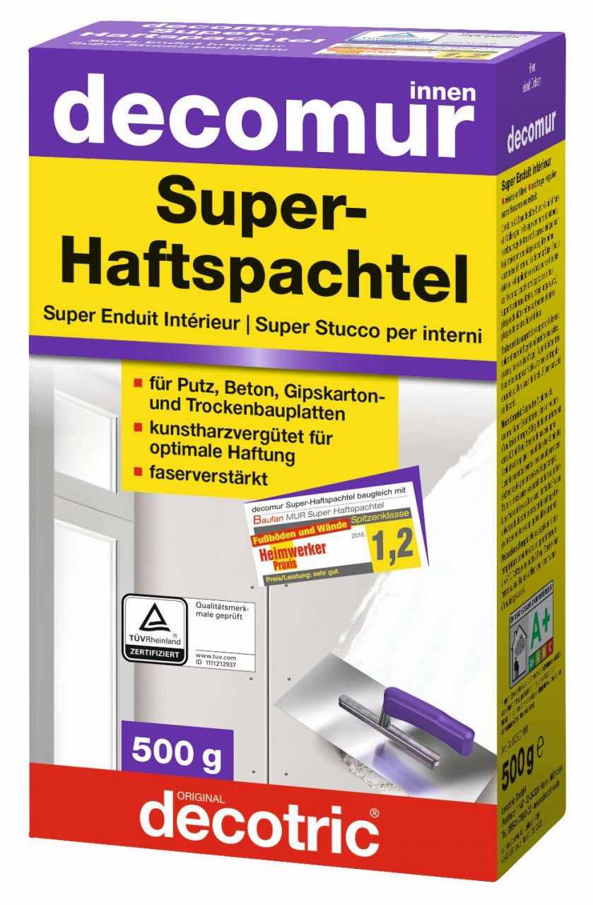 Decotric Decomur Super-Haftspachtel 500 g von Decotric