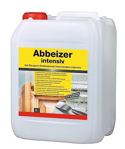 decotric Universal Abbeizer 5L I Intensiver Abbeizer für Holz, Lack, Metalle uvm I Geruchsmild I Löst mehrere Schichten Farben, Lasuren in 1 Arbeitsgang decotric Universal Abbeizer 5L I Intensiver Abbeizer für Holz, Lack, Metalle uvm I Geruchsmild I Löst mehrere Schichten Farben, Lasuren in 1 Arbeitsgang von decotric