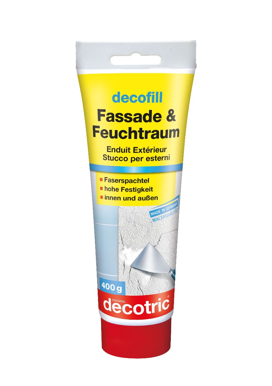 Decotric Decofill Fassade und Feuchtraum-Spachtel 400 g von Decotric