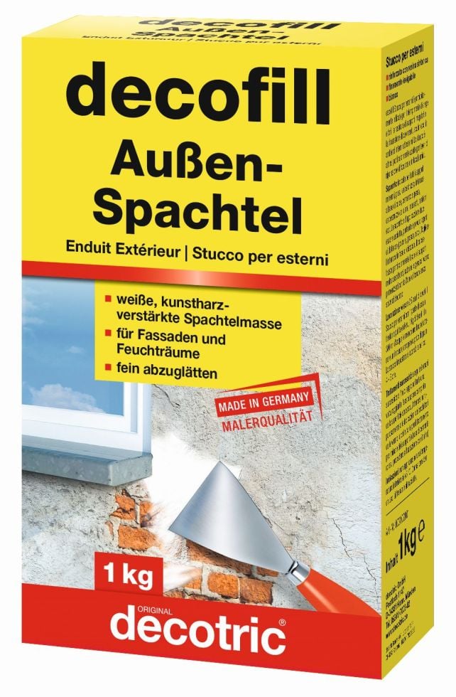 Decotric Decofill Außenspachtel 1 kg von Decotric