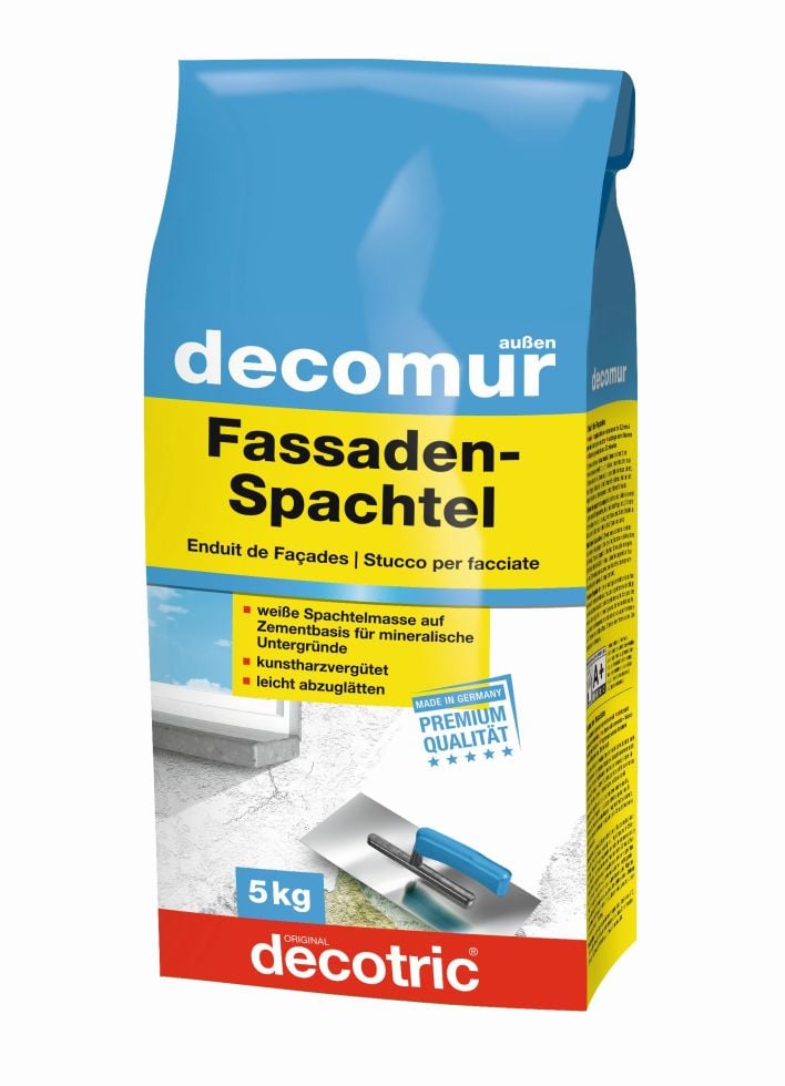 Decotric Decomur Fassadenspachtel Außen 5 kg von Decotric