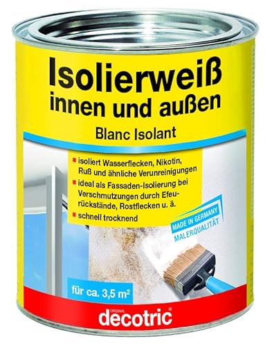 decotric Isolierweiß innen und außen 750ml von Decotric